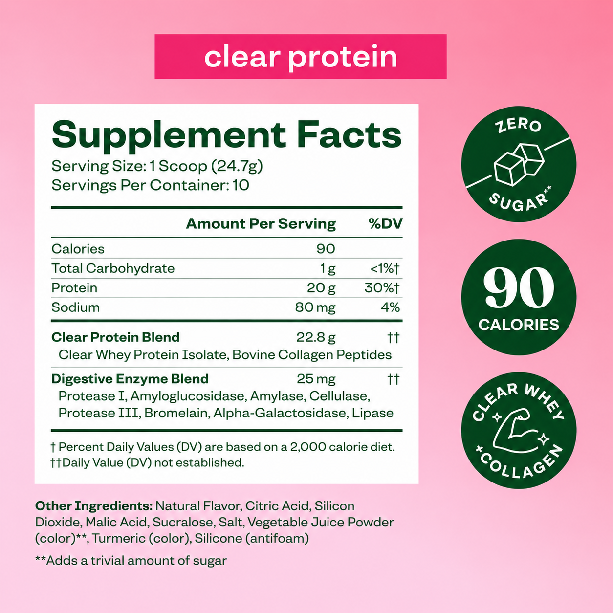 Primeluxe Supps™ SuperProtein Clear Muscle Blend